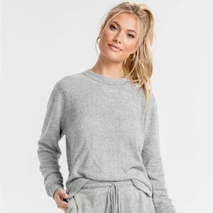 Southern Shirt Company DreamLuxe ultra plush lounge sweater - gray - medium
